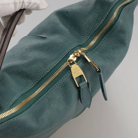 LOUIS VUITTON Mahina Selene MM Shoulder Bag Leather Blue Lagon M93986 - Picture 7 of 16